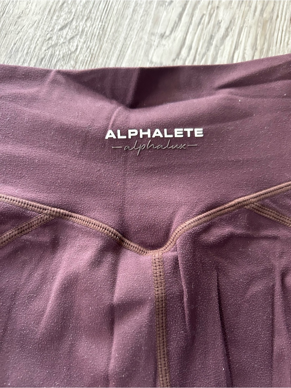Alphalete Alphalux High-Waist Leggings — Plum Violet